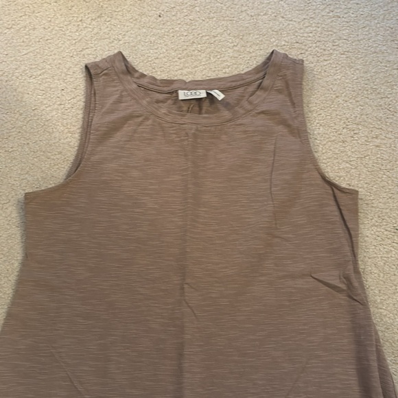 LOGO‎ by Lori Goldstein | MIDI-dress w/ Eyelet, a-symmetrical hem, size M - EUC - Picture 6 of 8